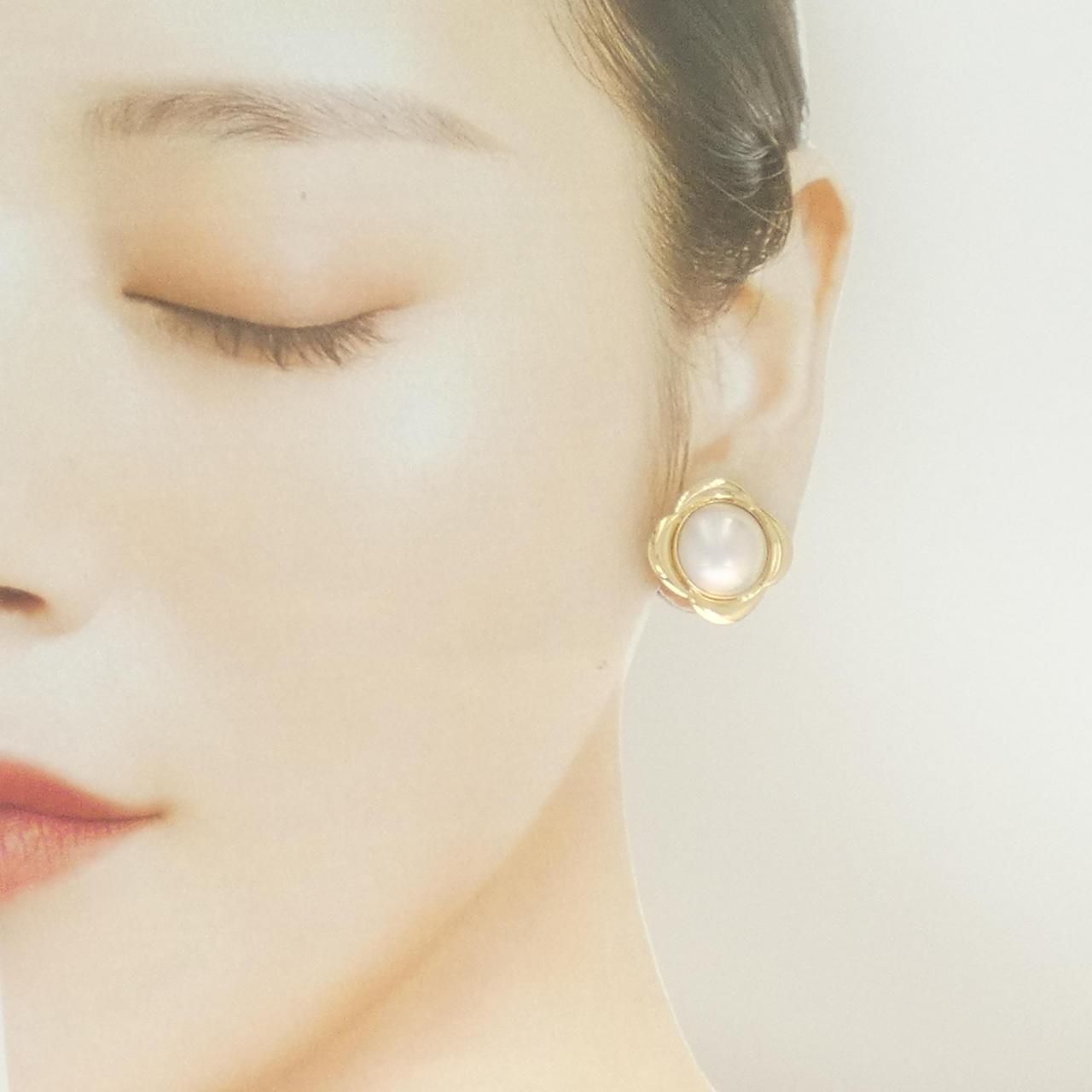 K18YG マベパール ピアス - メルカリ