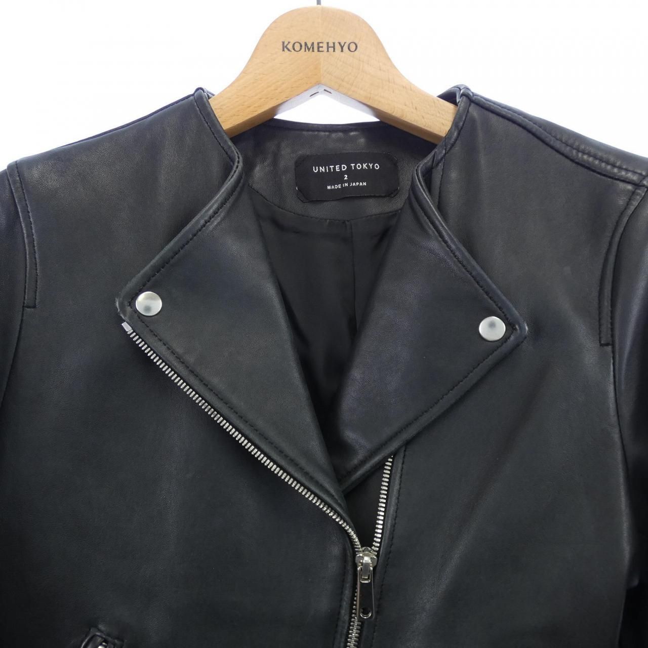 専用UNITED TOKYO レザーライダースジャケット ユナイテッドトウキョウ UNITED TOKYO レザーライダースジャケット