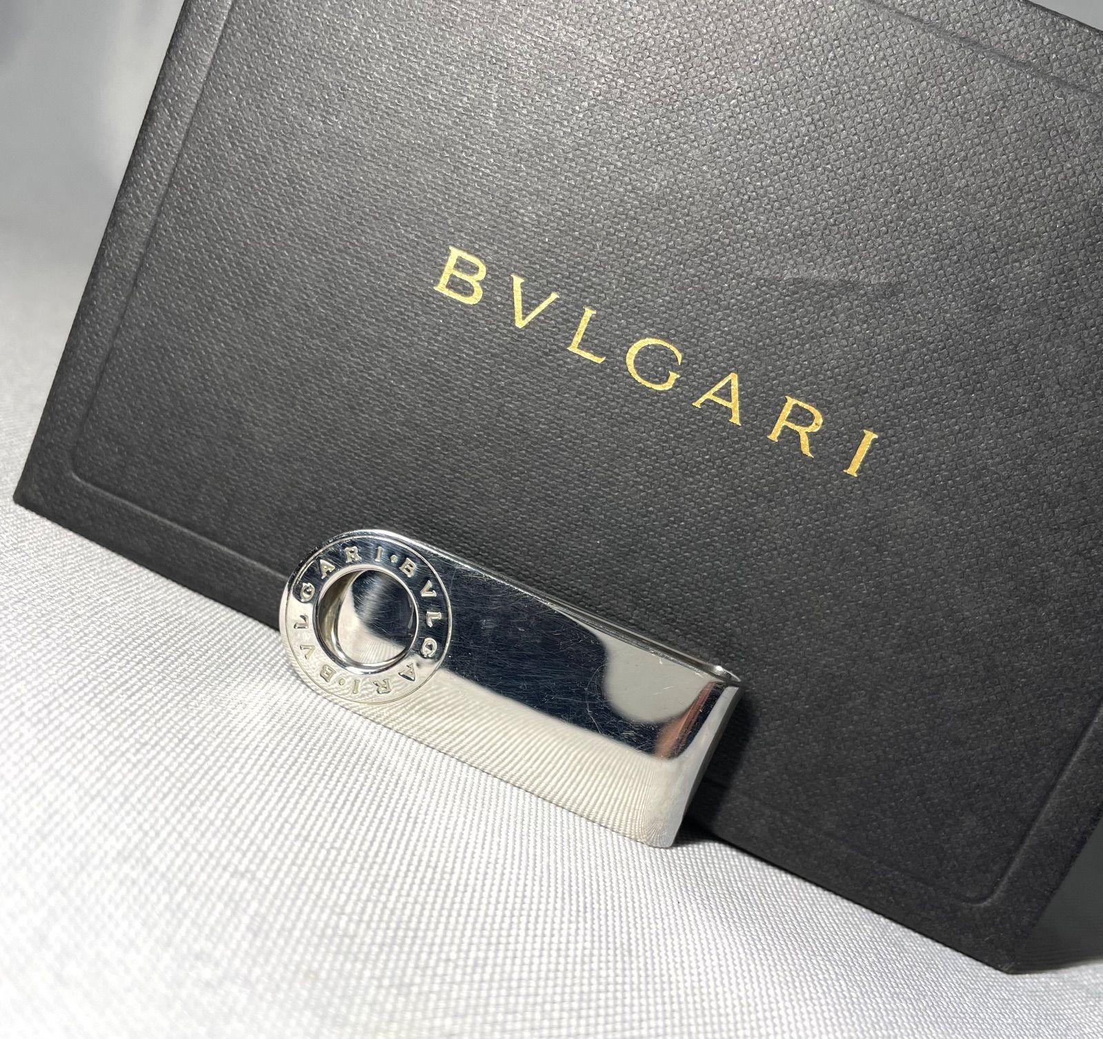 美品 BVLGARI ブルガリ B-ZERO ビーゼロ ロゴ 鏡面スターリング