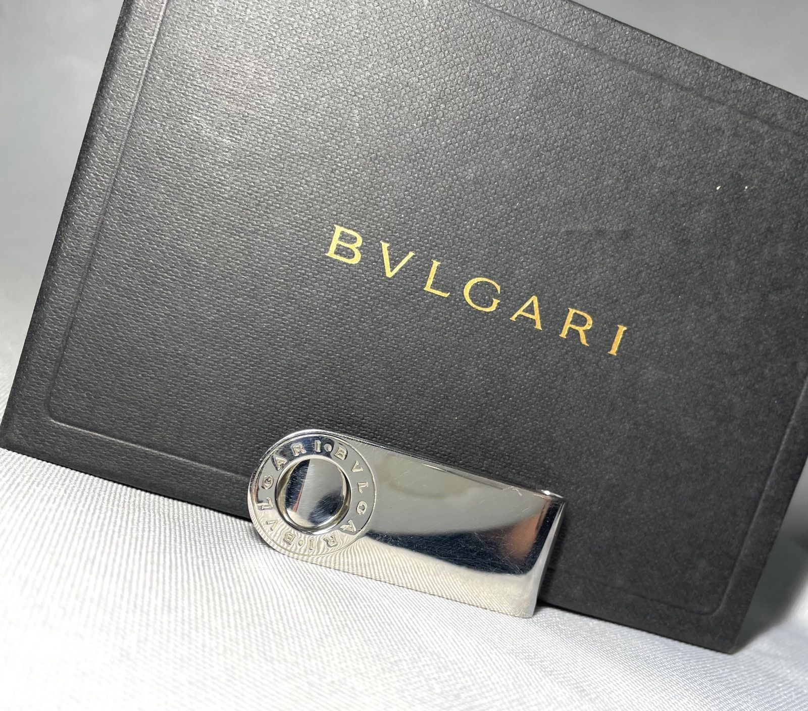 美品 BVLGARI ブルガリ B-ZERO ビーゼロ ロゴ 鏡面スターリング