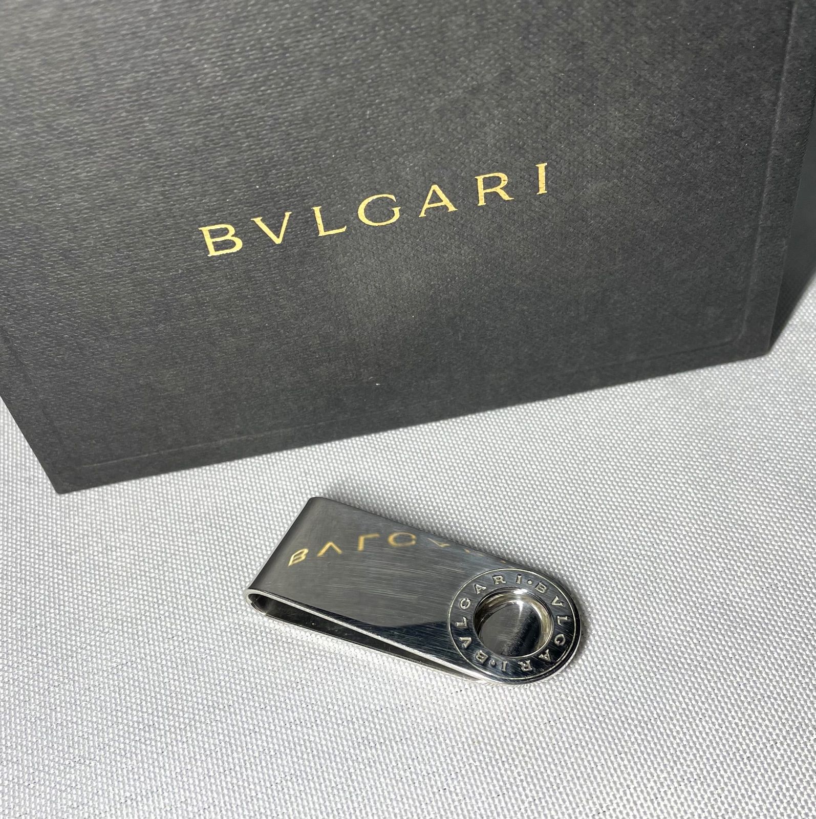 美品 BVLGARI ブルガリ B-ZERO ビーゼロ ロゴ 鏡面スターリング
