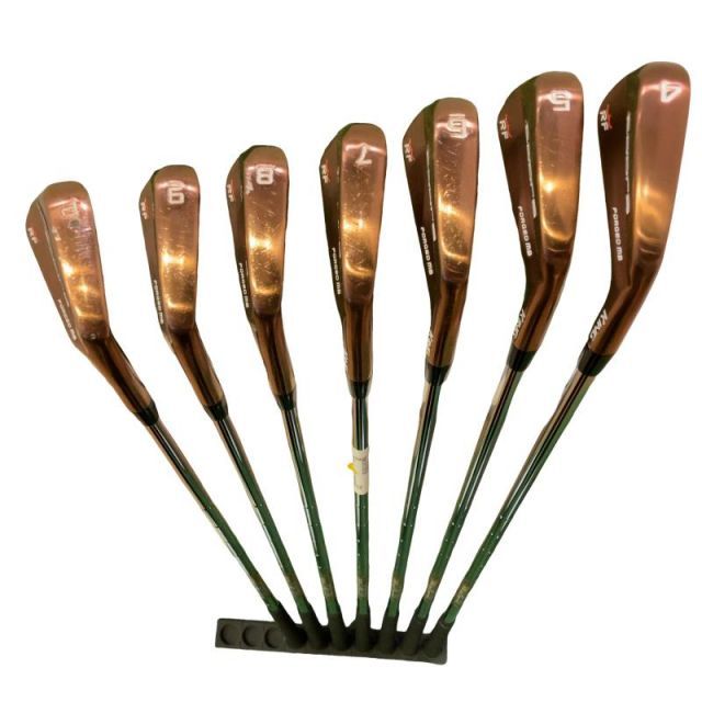 中古】 コブラ KING RF FORGED MB COPPER 7S アイアンセット IR