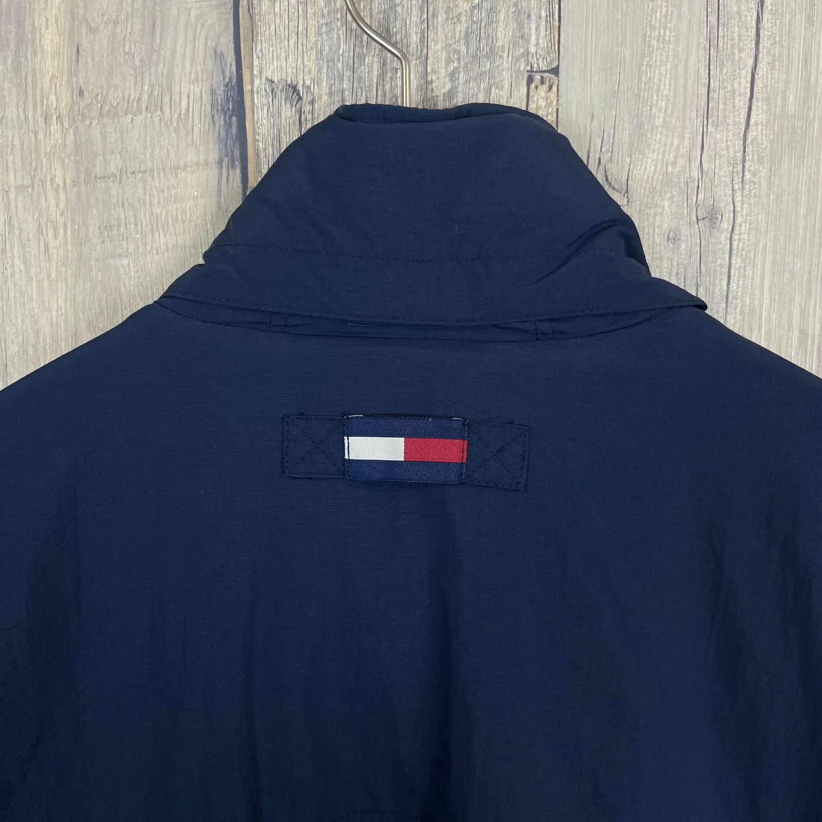 OLD TOMMY HILFIGER 90s トミー ヒルフィガー フード収納 裏地 