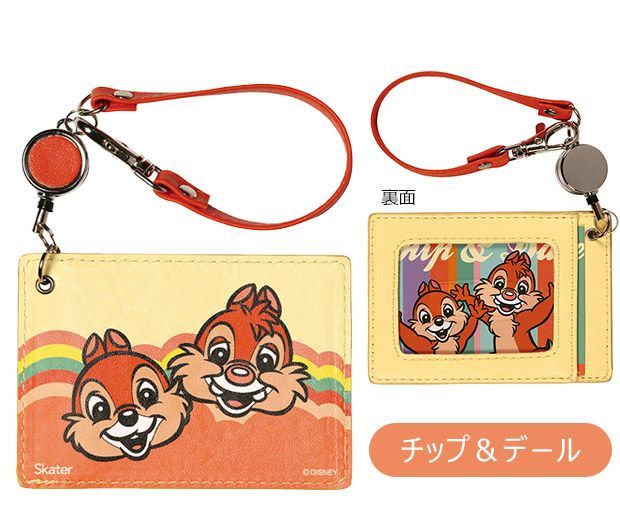 種類3：610776・チップ＆デール/【ZPAS1】リール付パスケース 【 最大