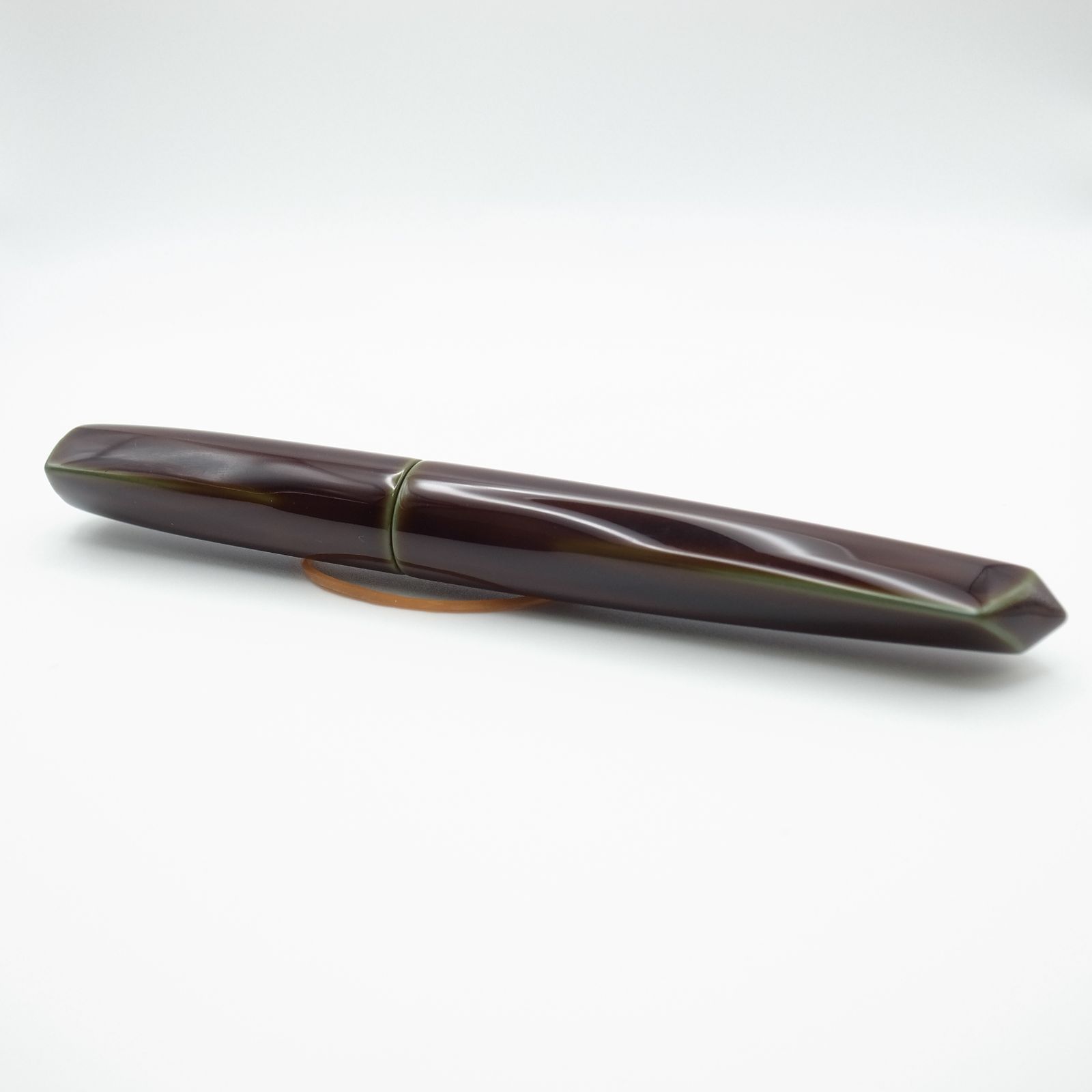 中屋万年筆 背鰭2 碧溜 ペン先 14K 中字 - メルカリ