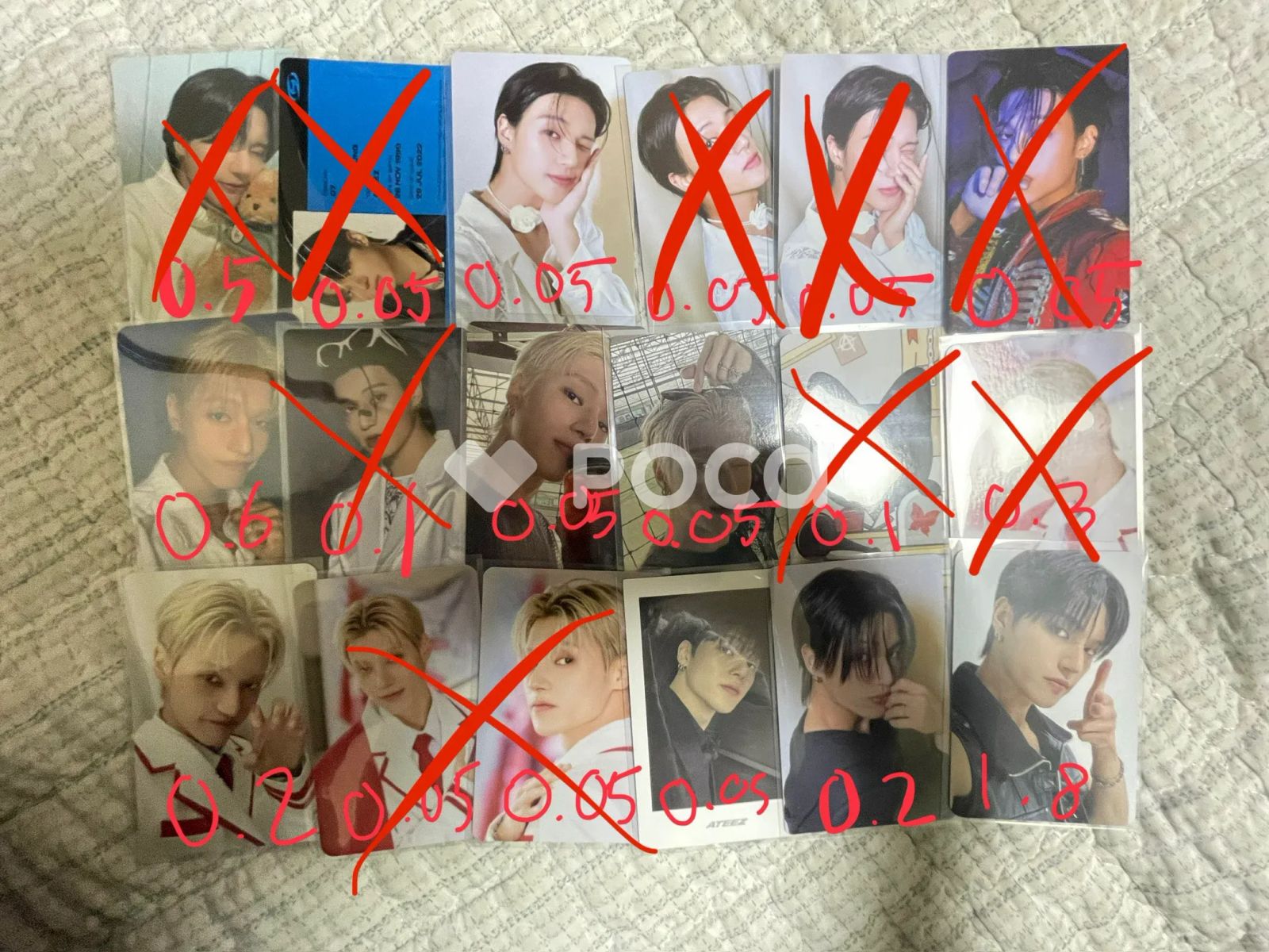 ATEEZ ホンジュン トレカ 109 ポップアップストア　限定 ATEEZ ホンジュン ANITEEZ ポップアップ 購入特典トレカ 5万ウォン