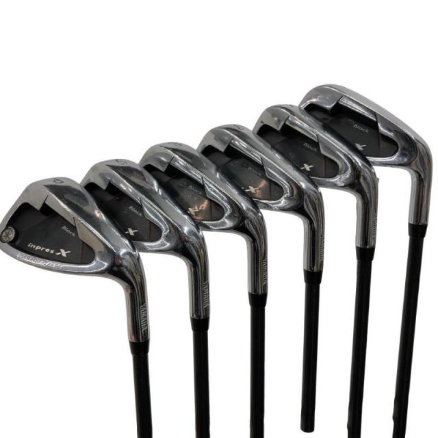 中古】 ヤマハ inpres X D BLACK 6S アイアンセット IR DX-508i