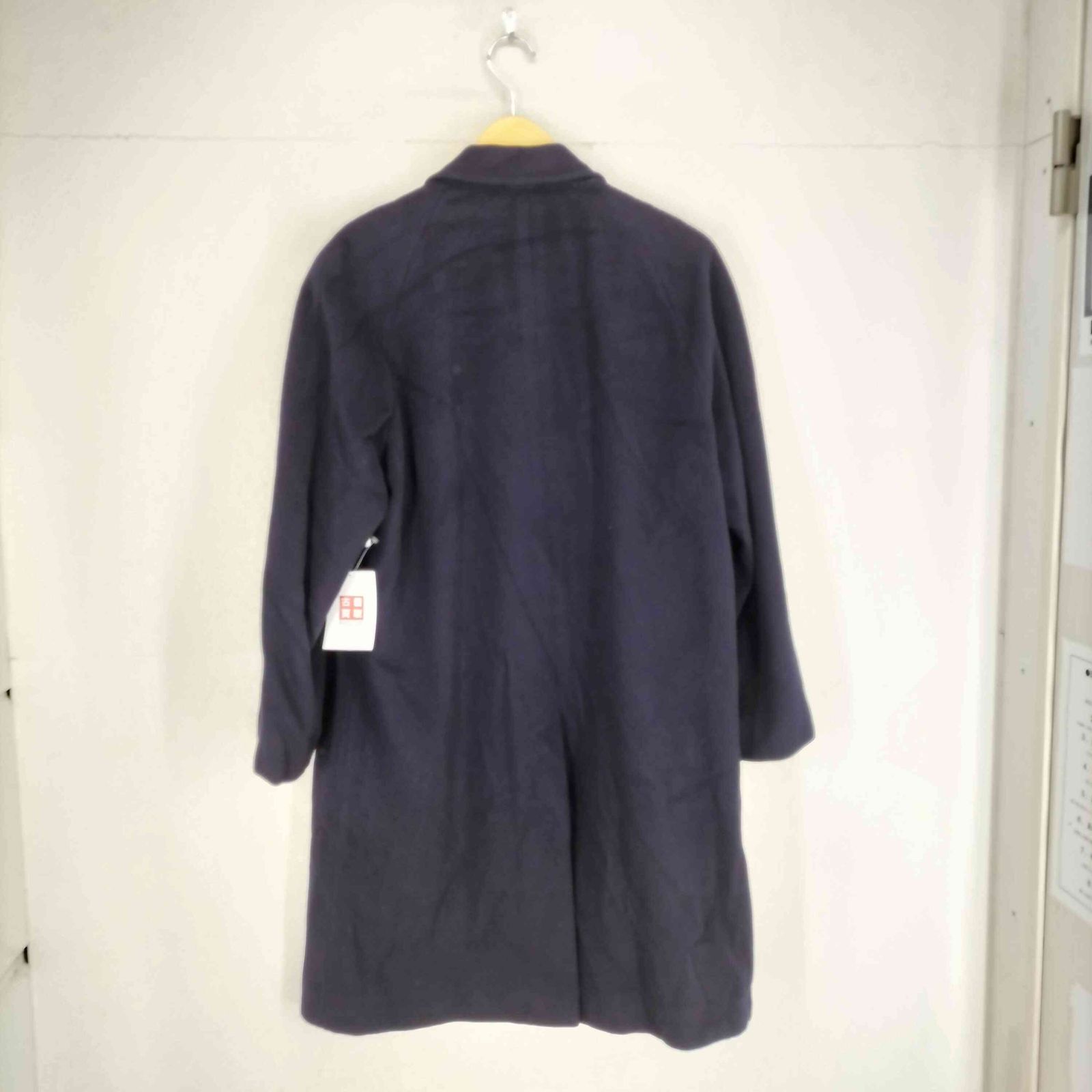 ユーズドフルギ USED古着 ウール比翼ステンカラーコート メンズ 表記無