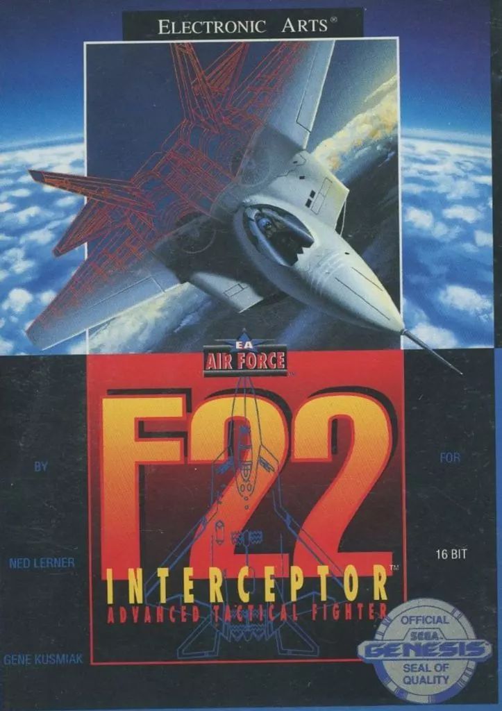 中古】ジェネシスソフト（海外版メガドライブ） GENESIS版 F-22