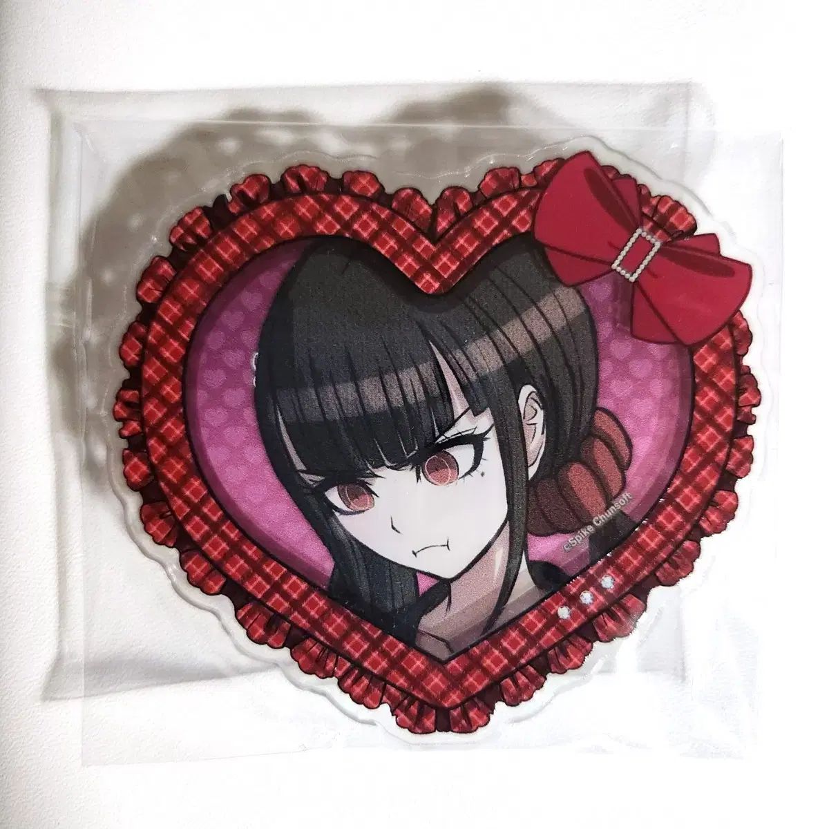 春川マキ ハート アクリル バッジ New ダンガンロンパ V3 Newダンガン