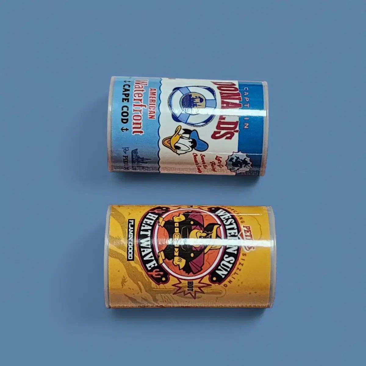 セット まとめ) ディズニー ドナルド & ウェスタン 선 缶 マグネット