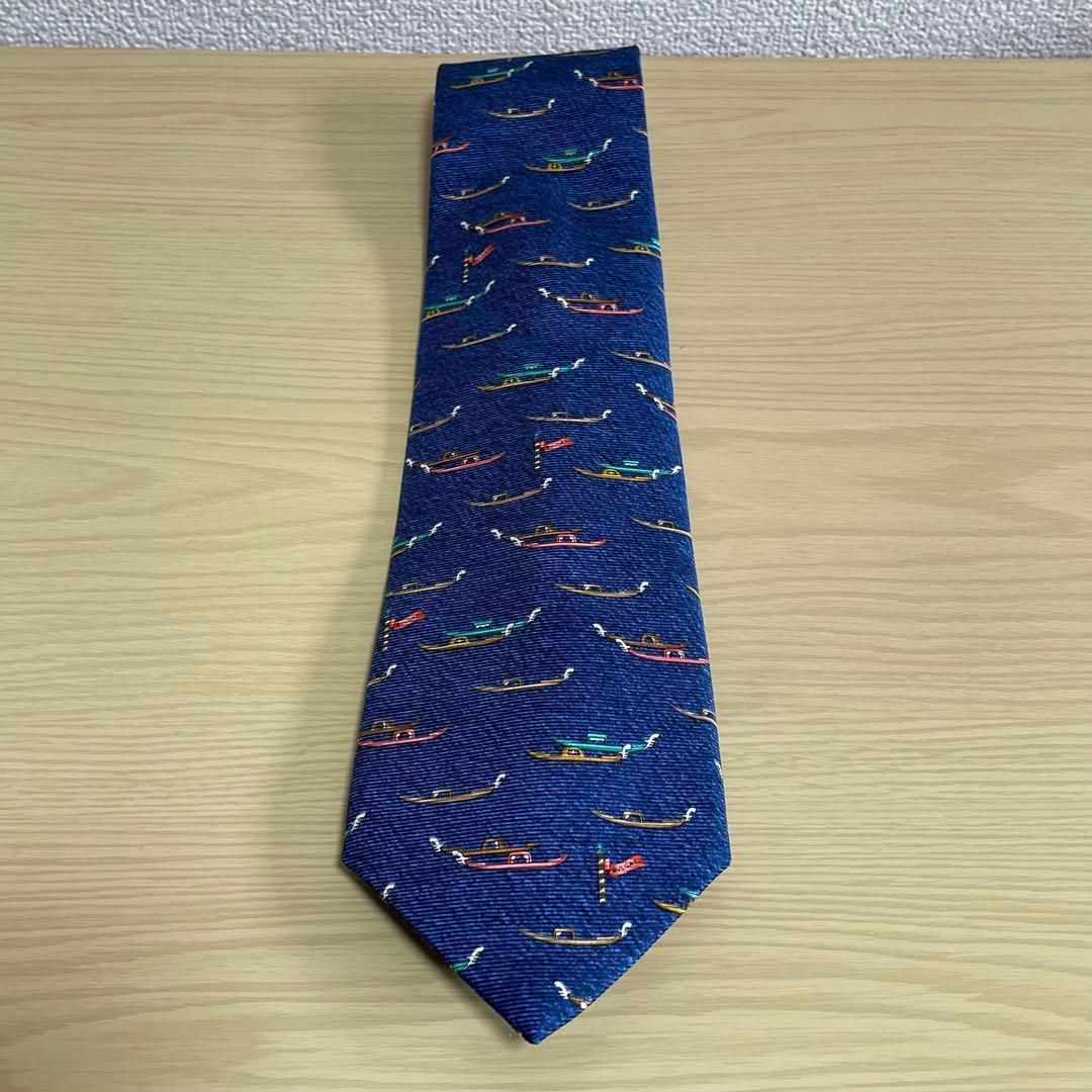 ブルガリ ネクタイ 青旗 セッテピエゲネクタイ - メルカリ