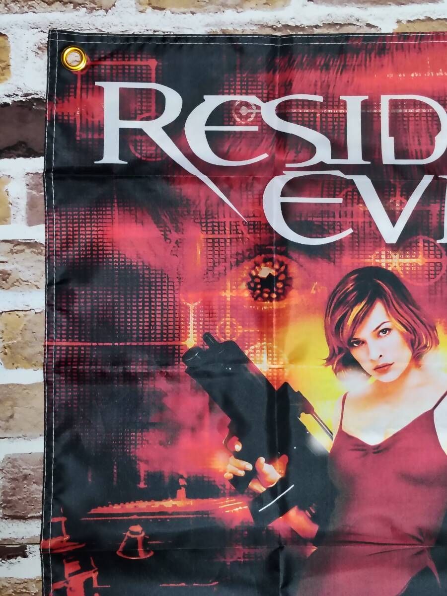 布製 壁掛け 映画ポスター バイオハザード （ミラ・ジョボビッチ