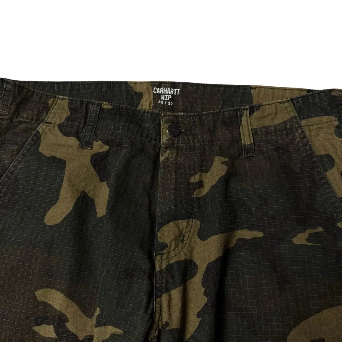 34) Carhartt WIP ダブルニー カモフラージュ カーゴパンツ - メルカリ