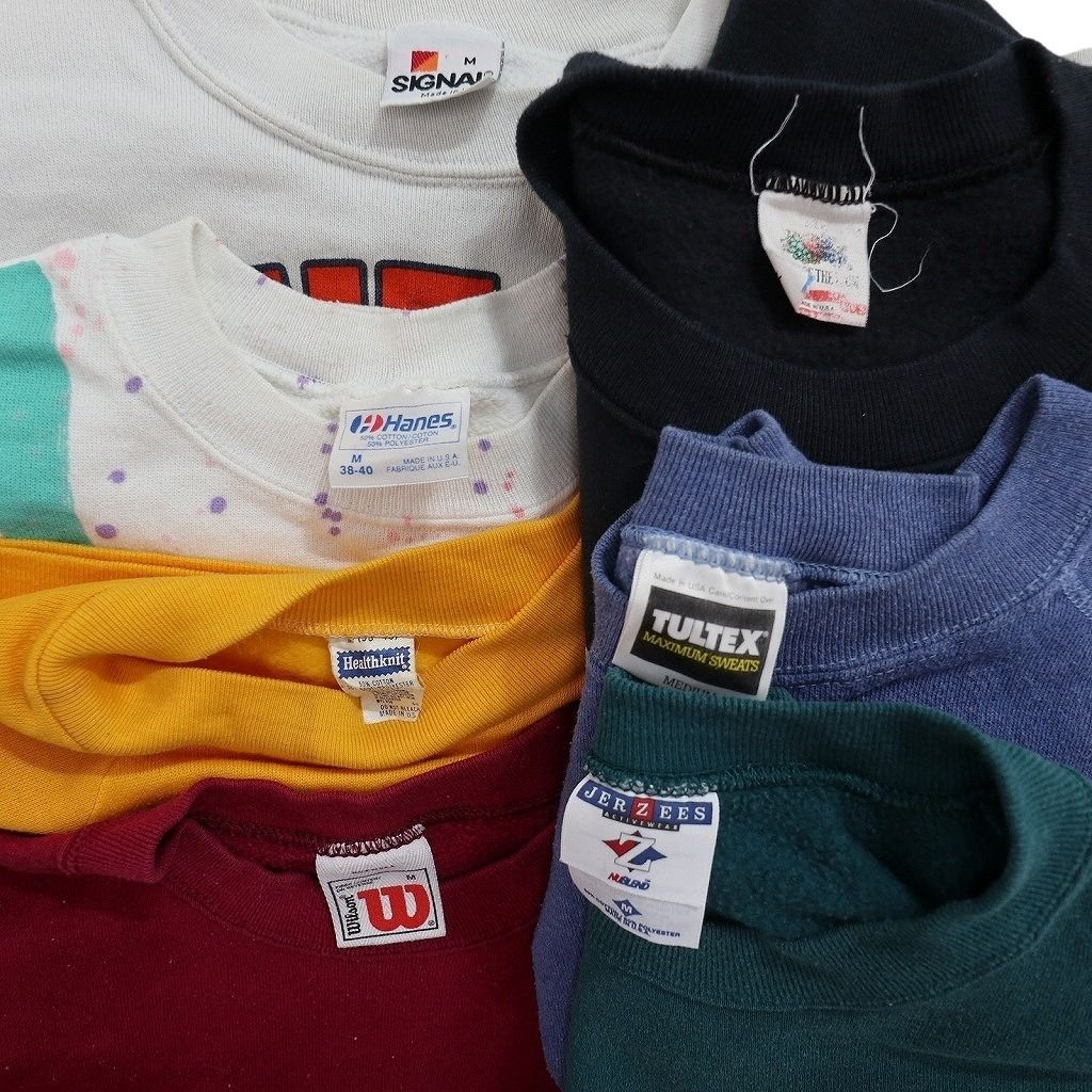 古着卸 まとめ売り USA製 スウェット 7枚セット (メンズ M ) 英文字