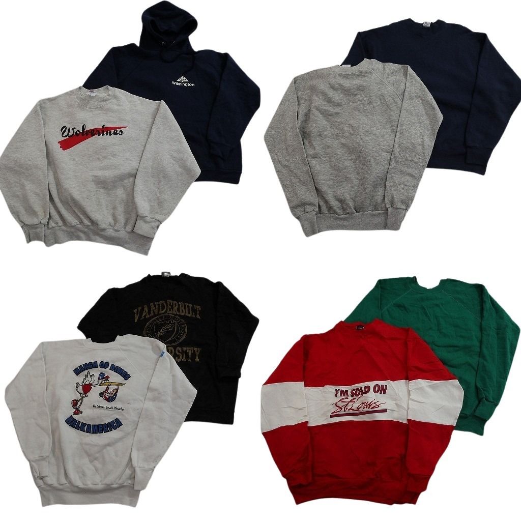 メンズ　フード付きトレーナー　古着　まとめ売り　M〜L 楽天市場】古着 パーカー（スウェット・トレーナー｜トップス