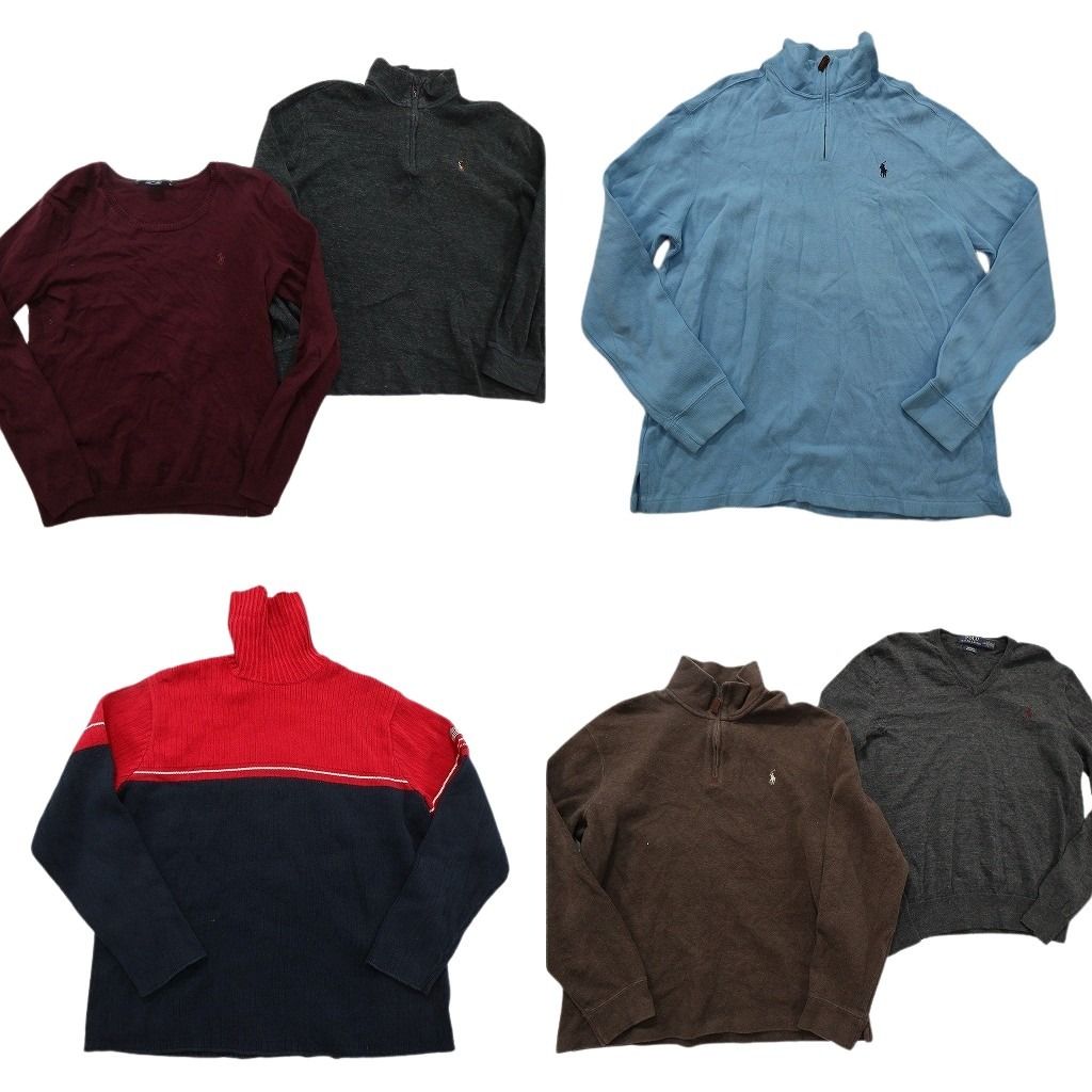※ゆき※ ラルフローレン2点まとめ売り 未検品】古着卸 まとめ売り ラルフローレン セーター 6枚セット