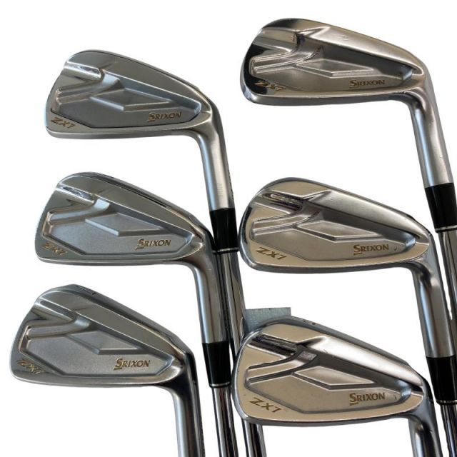 中古】 ダンロップ SRIXON ZX7 6S アイアンセット IR 純正特注シャフト