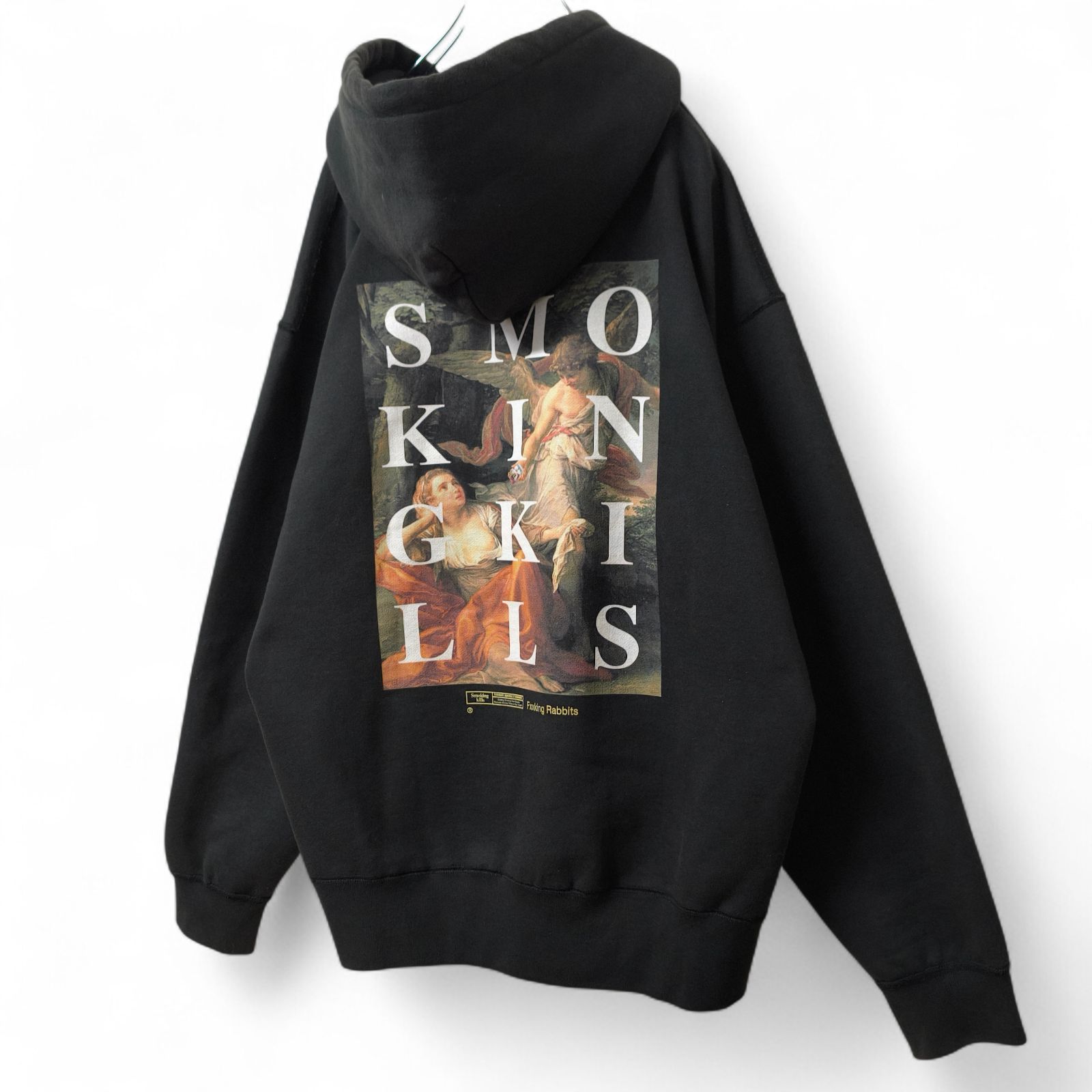 Smoking Angel パーカー FR2 エフアールツー Smoking Angel Zip Hoodie 絵画 スモーキング