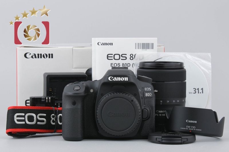Canon キヤノン 【中古】Canon キヤノン EOS 80D EF-S 18-135mm IS USM