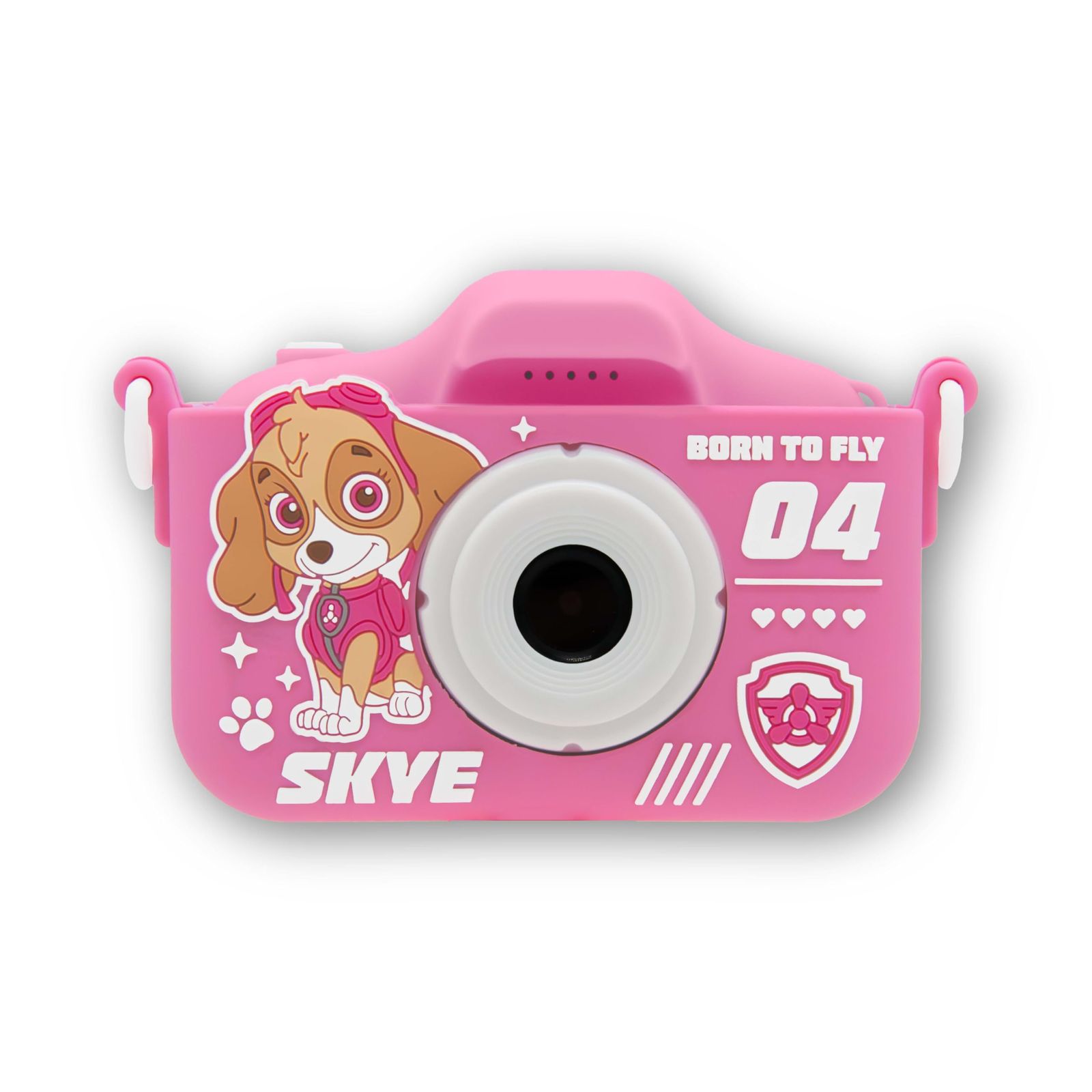 カヨトイズ パウパトロール キッズカメラ 子供用 パウパト チェイス マーシャル スカイ トイカメラ デジタルカメラ デジカメ パウ パトロール ゲーム フレーム付 子ども 女の子 男の子 おもちゃ 600mAh 本体メモリ 100枚保存 [スカイ(ピンク)]
