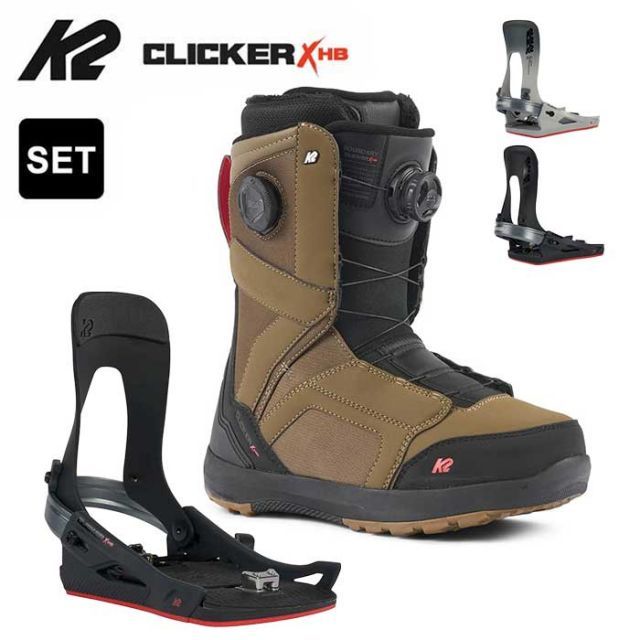 メンズ K2 ステップインセット BOUNDARY CLICKER X HB バウンダリー クリッカー