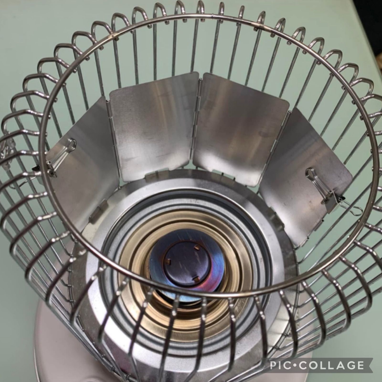 ☆五徳・反射板セット☆ 傘なし トヨトミレインボーストーブ RB25