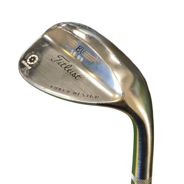 中古】 タイトリスト VOKEY SPIN MILLED SM4 ツアークロム 58°/09