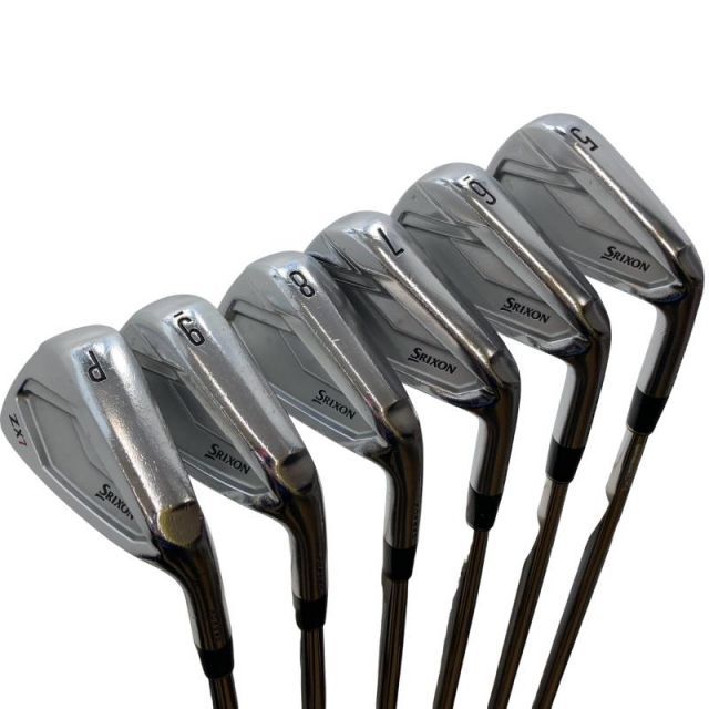 中古】 ダンロップ SRIXON ZX7 6S アイアンセット IR 純正特注シャフト