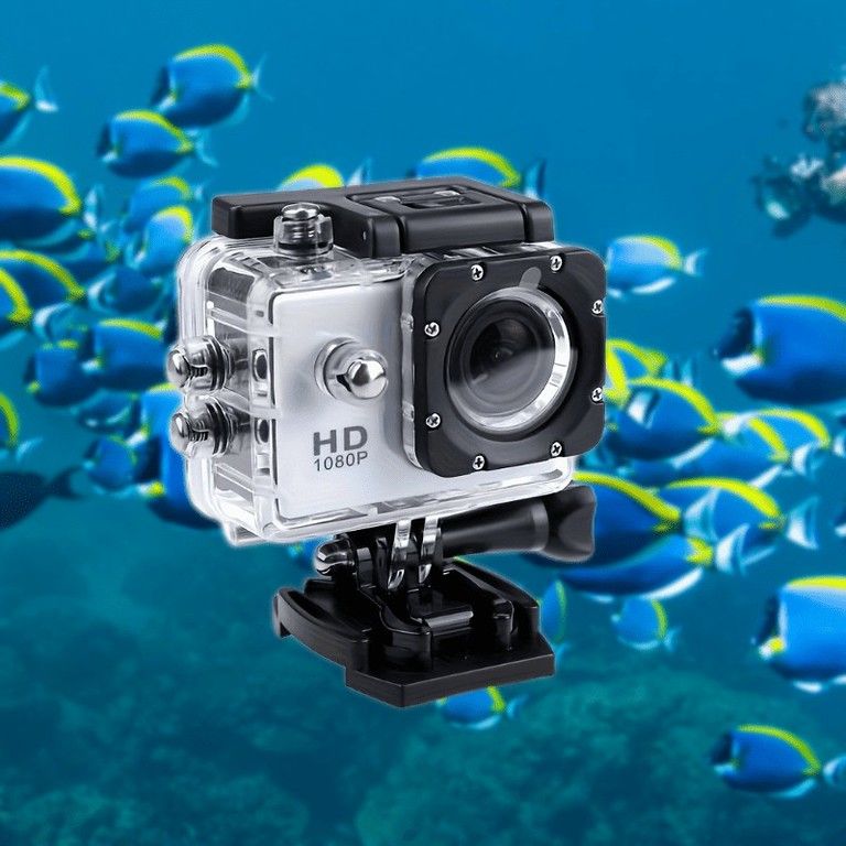 水中撮影も可能】デジタルカメラ フルHD 1080P 防水 スポーツカメラ