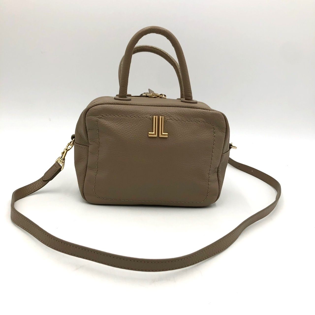 美品】ランバン LANVIN レザー 2way ショルダーバッグ ハンドバッグ 