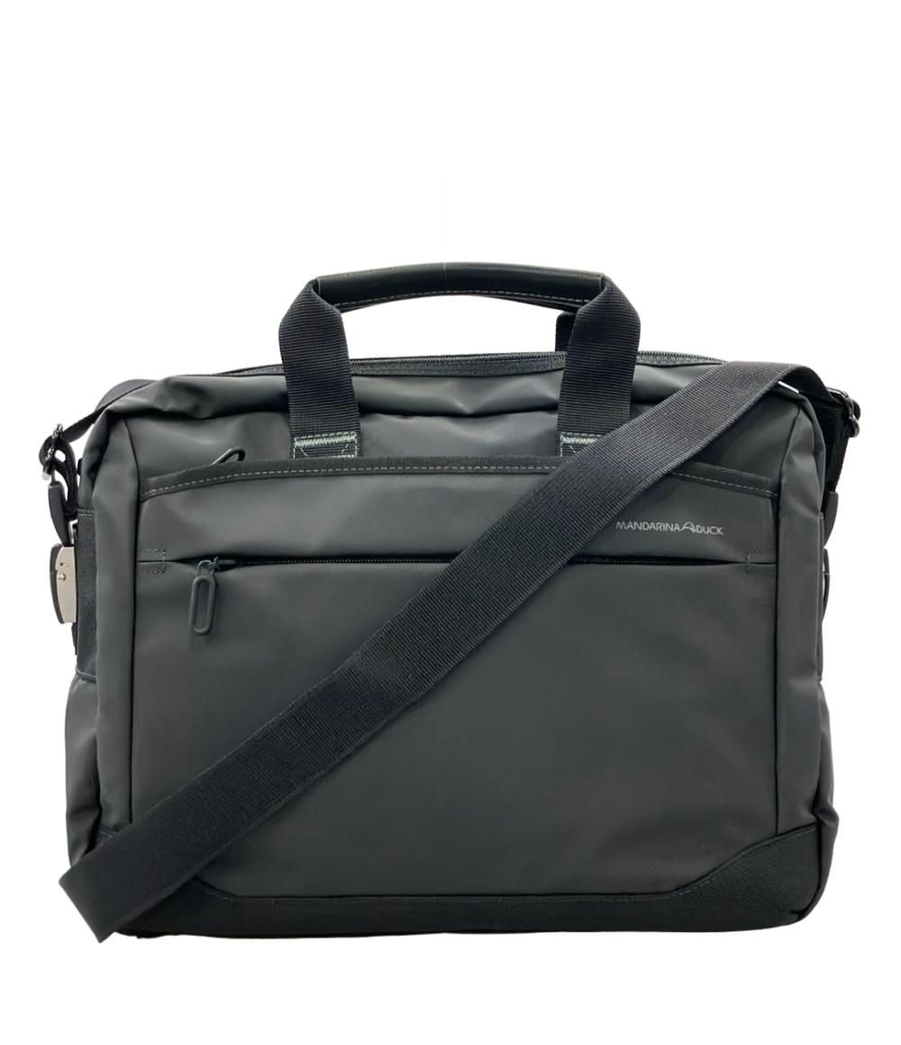 美品 マンダリナダック ビジネスバッグ ブリーフケース ショルダー