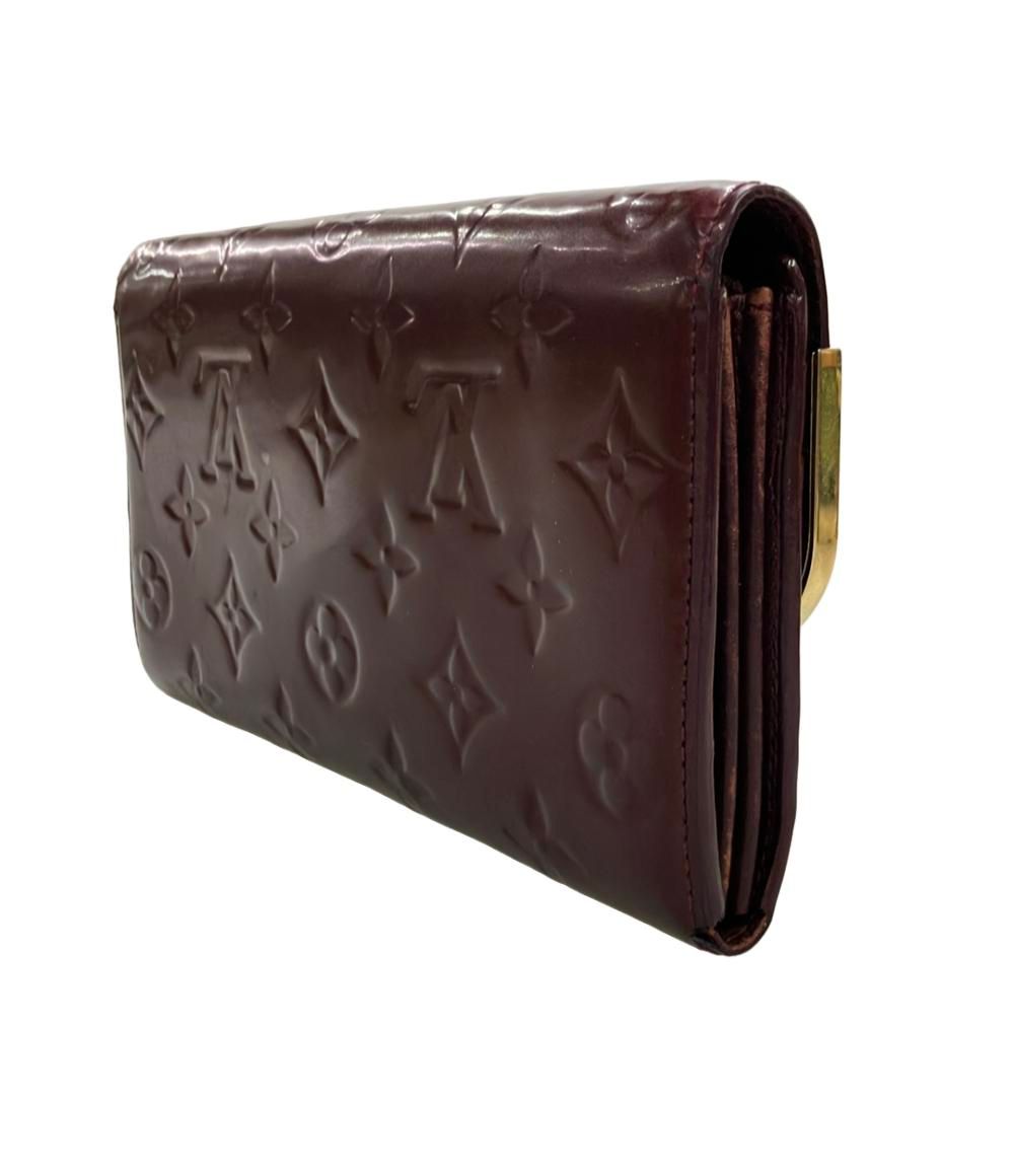 ルイ・ヴィトン 長財布 エナメル モノグラム ヴェルニ M19592