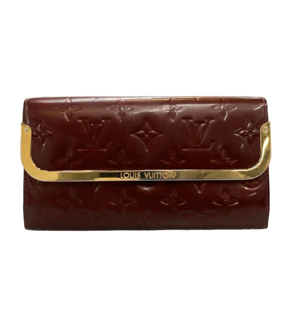 ルイ・ヴィトン 長財布 エナメル モノグラム ヴェルニ M19592
