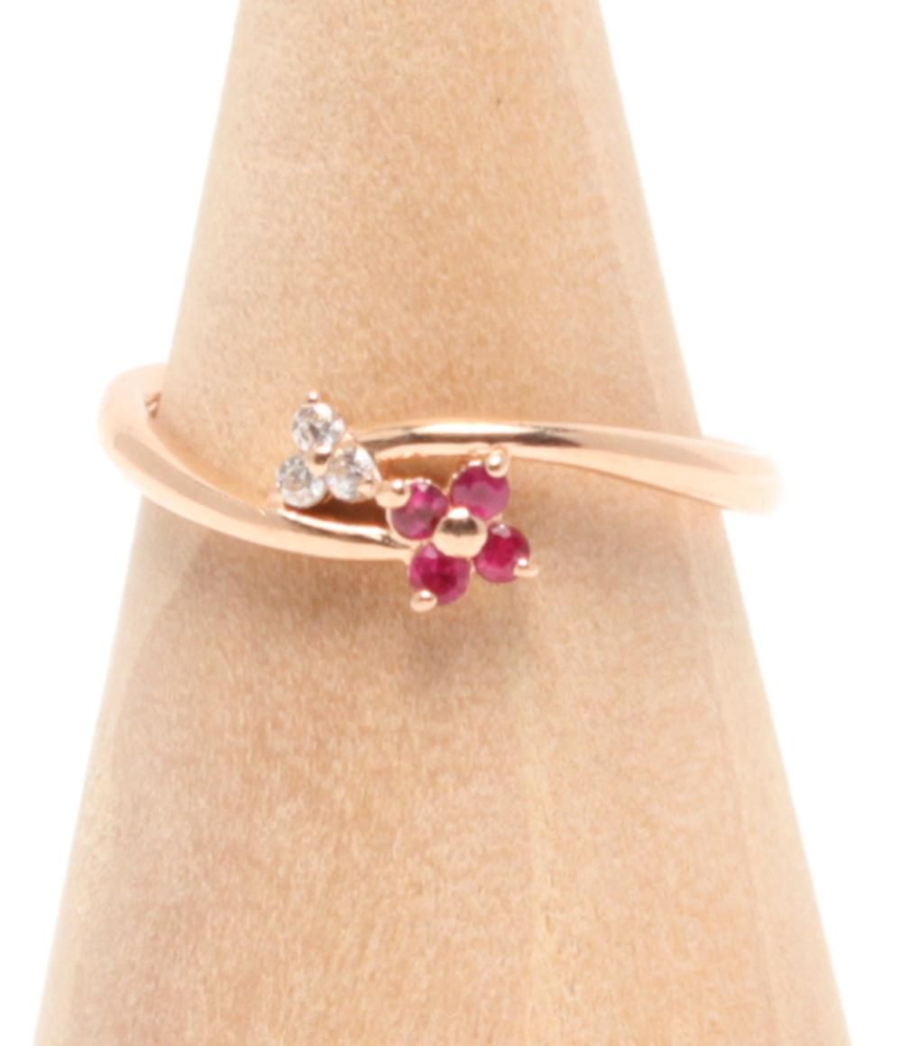 組曲 K10PG フラワーデザイン リング 組曲 K10PG フラワーデザイン リング - メルカリ