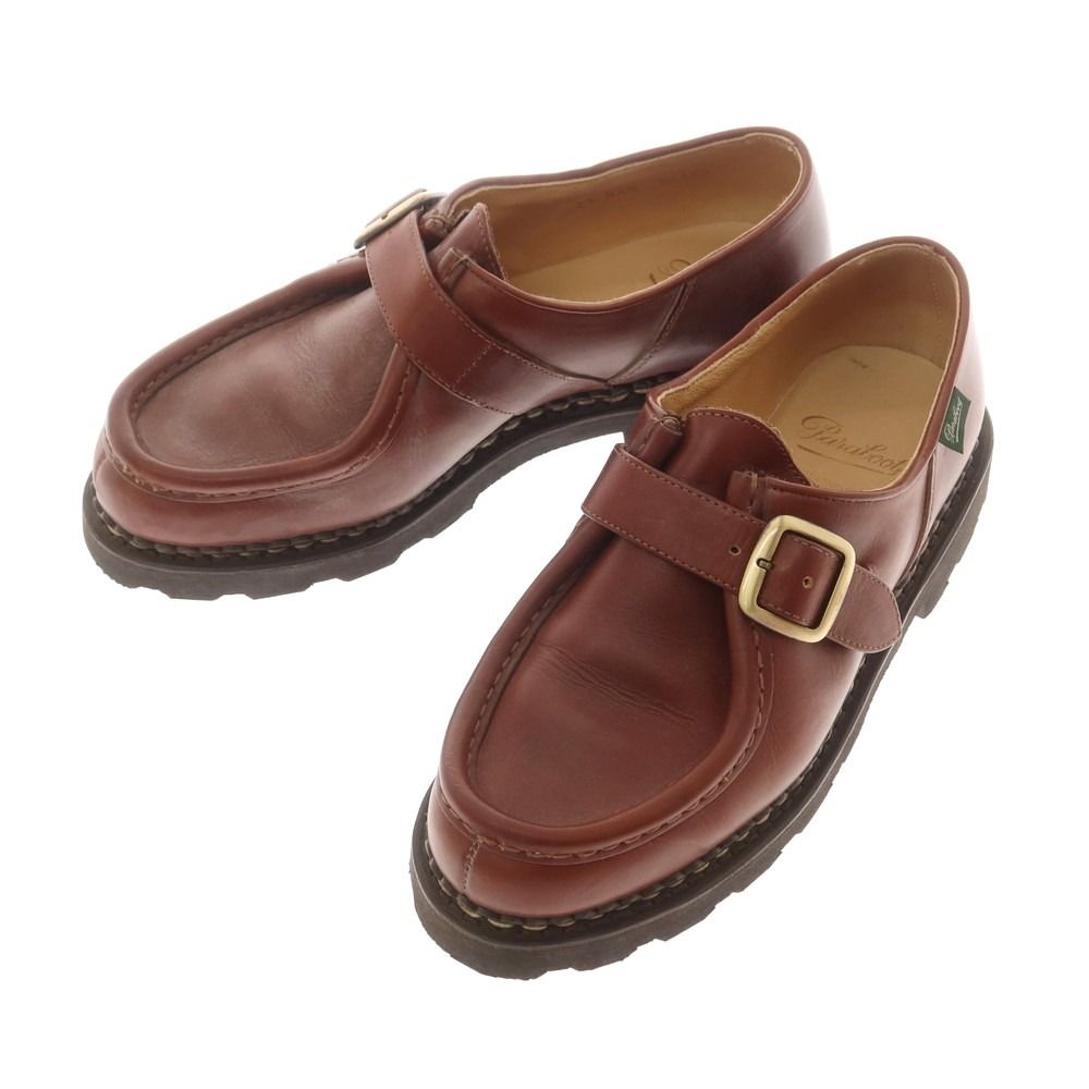 【中古】パラブーツ Paraboot MICHAEL BRIDE ドレスシューズ ブラウン【サイズ40】【メンズ】