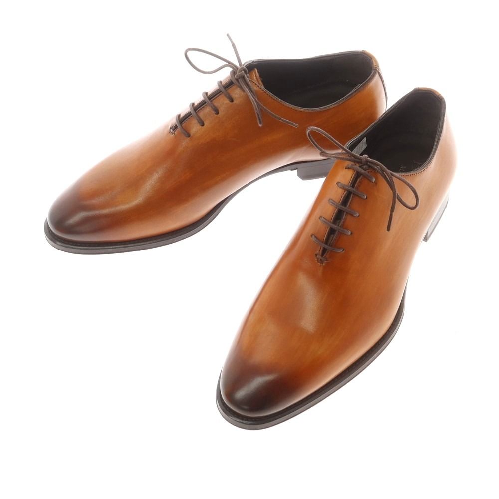 【中古】【未使用】エスポアール ESPOIR ホールカット ドレスシューズ ブラウン【サイズ41】【メンズ】