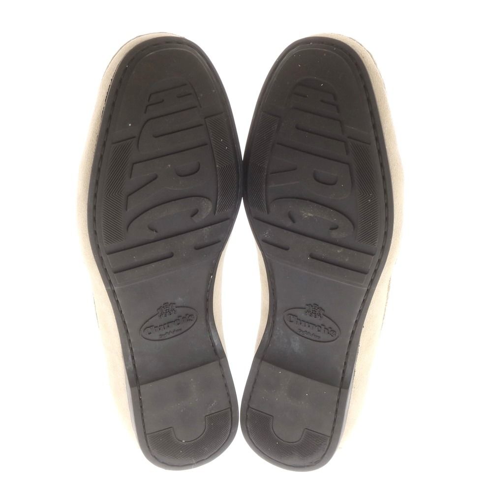 中古】チャーチ CHURCH'S TONIO スエード ローファー サンドベージュ