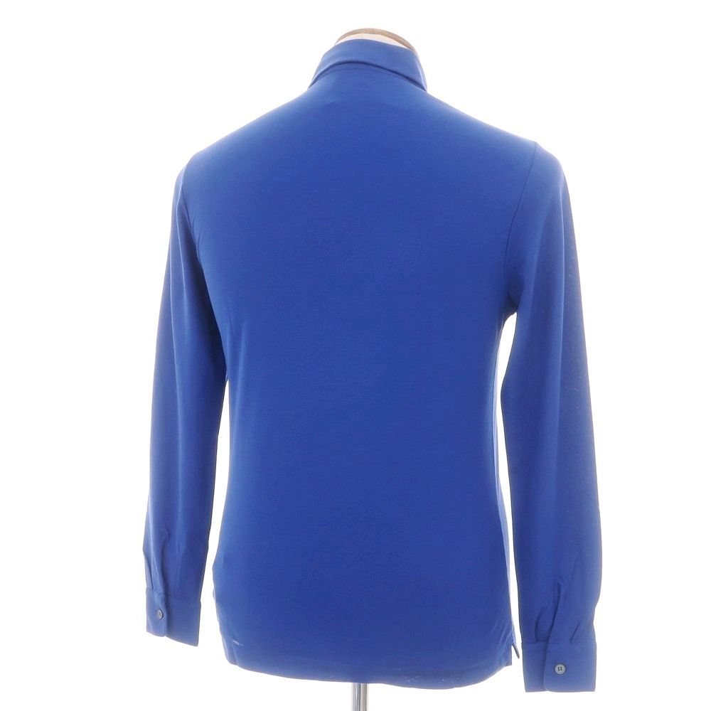 新品】ザノーネ ZANONE アイスコットン 長袖ポロシャツ ブルー【サイズ