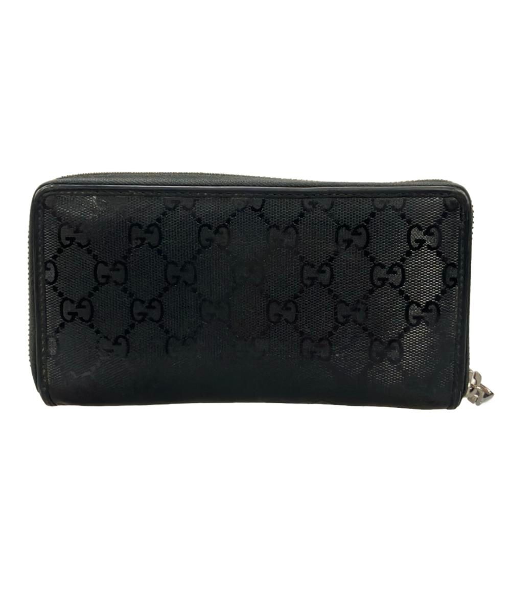 美品 GUCCI グッチ ラウンドファスナー長財布 GGインプリメ 307982 グッチ ラウンドファスナー長財布 レザー GGインプリメ 307982 203887