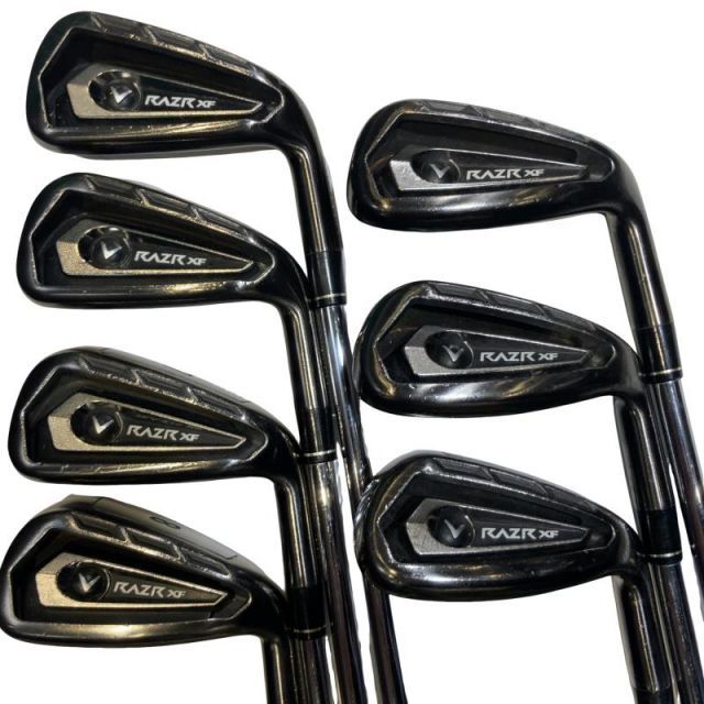 中古】 キャロウェイ RAZR XF 8S(5I-SW) アイアンセット IR NS PRO