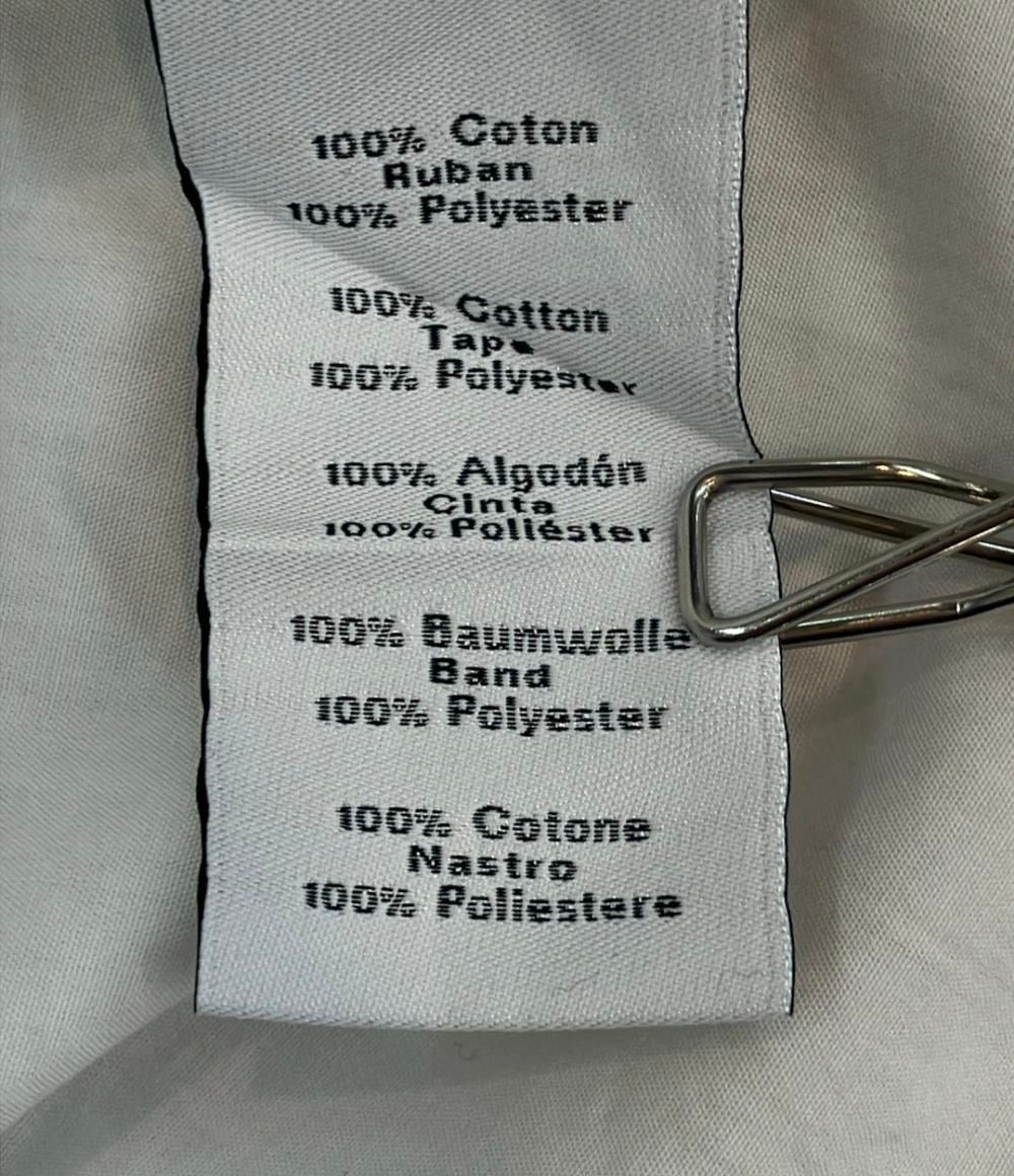 エルメス HERMES ノーカラー プルオーバーシャツ カットソー42ストライプ エルメス 半袖シャツ HERMES プルオーバー ストライプライン メンズ