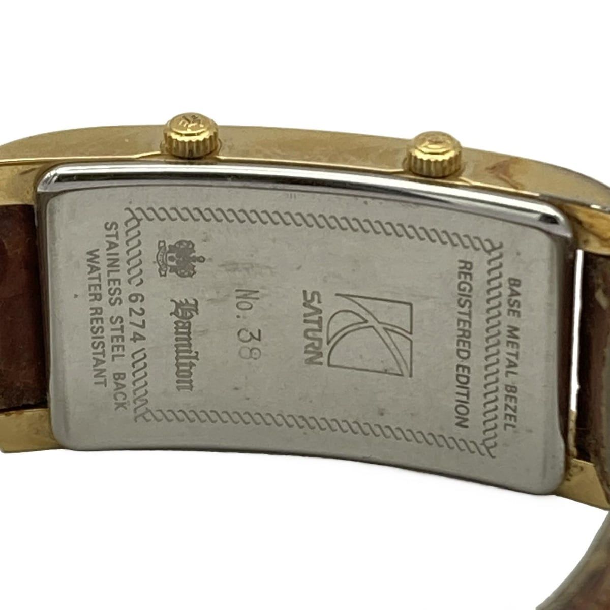 HAMILTON(ハミルトン) 腕時計 - 6274 レディース SS/デュアルタイム