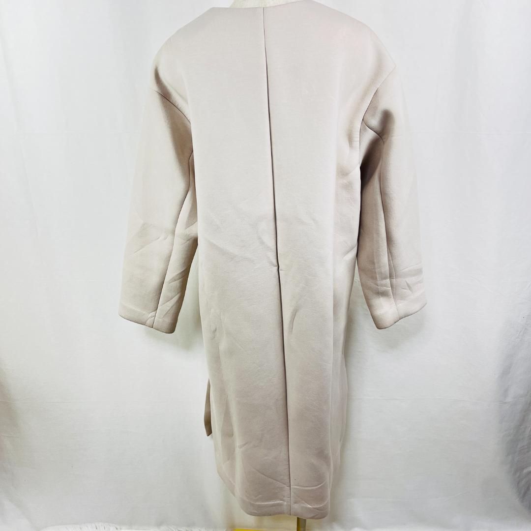 simplicite シンプリシテェ ベージュ ノーカラー 上着 ダンボール 
