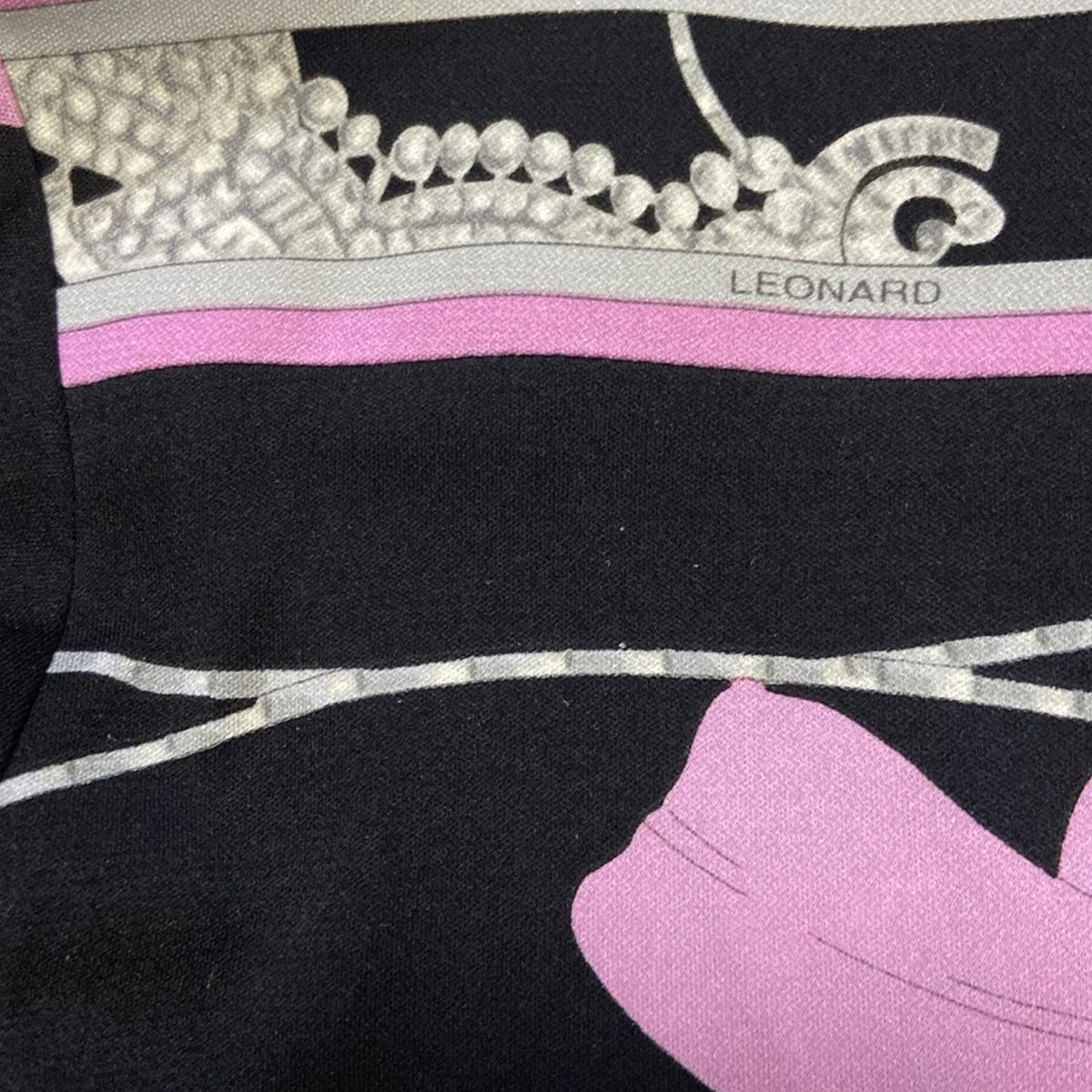 LEONARD(レオナール) ワンピース サイズ38 M レディース美品 - 黒