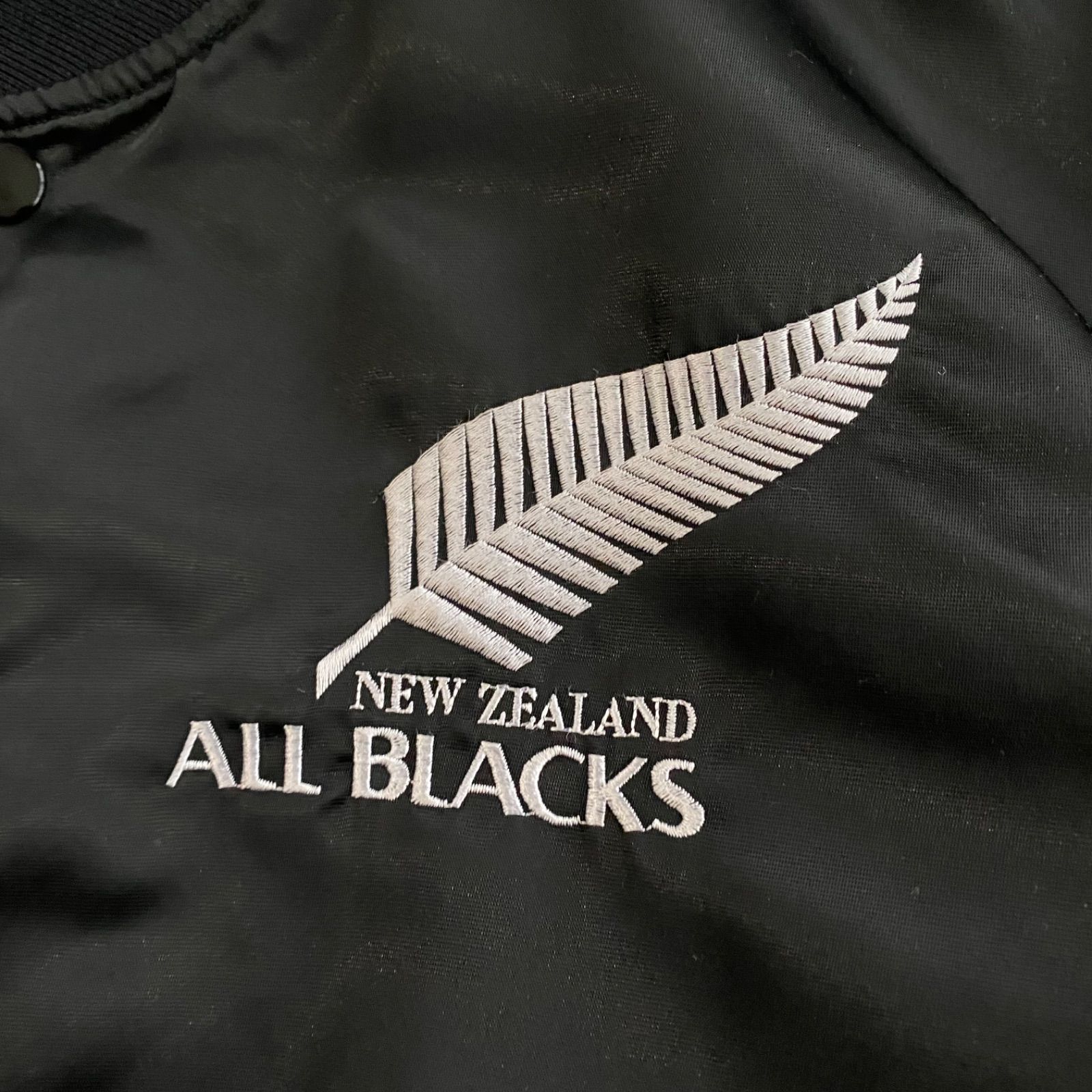 オールブラックス 刺繍ロゴ・ジャージ （M）90s カンタベリー ※匿名配送 オールブラックス 刺繍ロゴ・ジャージ （M）90s カンタベリー ※匿名