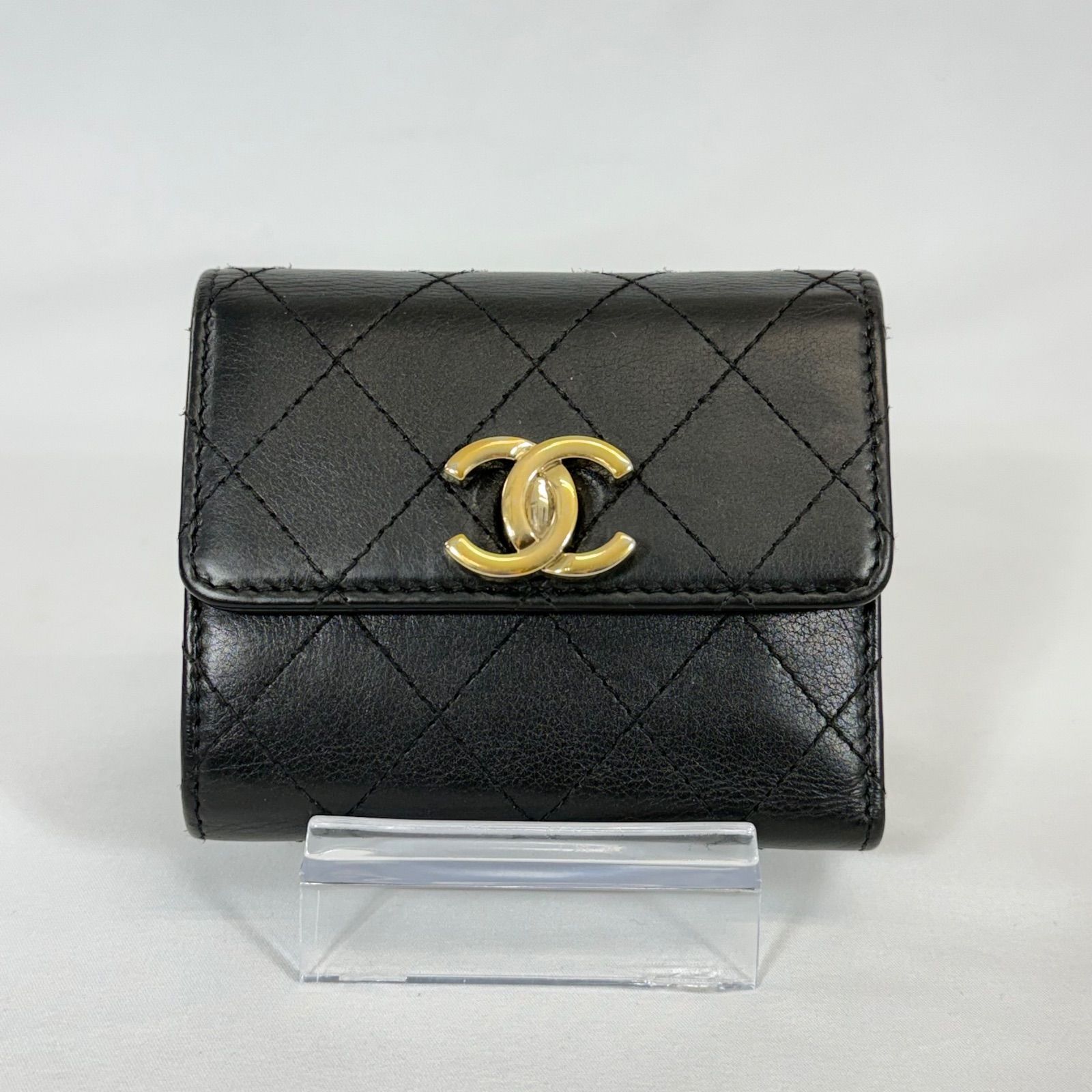 希少品・美品】CHANEL シャネル マトラッセ ココマーク ターンロック 