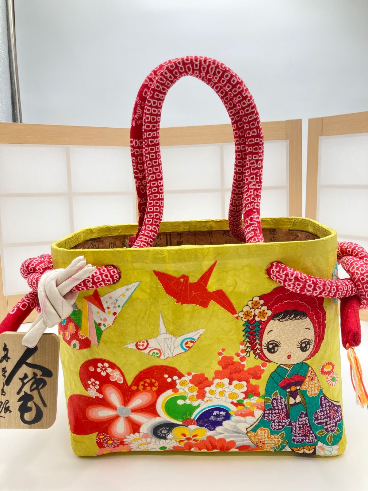 ジャパニーズアートバッグ（一閑張りバッグ No77） - メルカリ