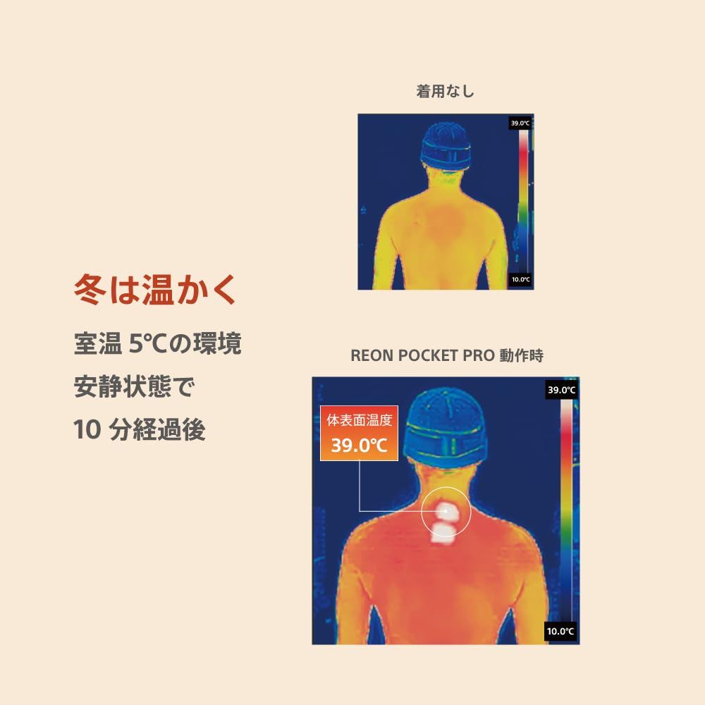 レオンポケットプロ　ウェアラブルサーモデバイス スマートフォン連動 ペルチェ素子 ソニー REON POCKET PRO (レオンポケットプロ) ウェアラブルサーモ