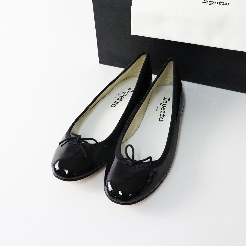 極美品 レペット repetto CENDRILLON バレエシューズ 36/ブラック